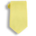 Light Yellow Polyester Satin Tie